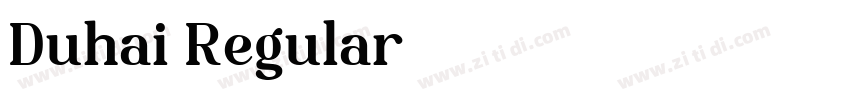 Duhai Regular字体转换